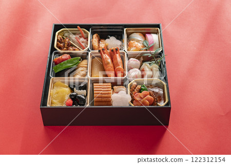 Seasonal New Year's cuisine 122312154