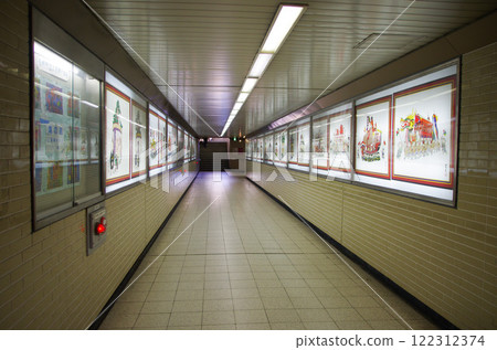 corridor in a hallway 122312374