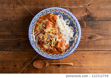 Cheese butter chicken curry 122312739