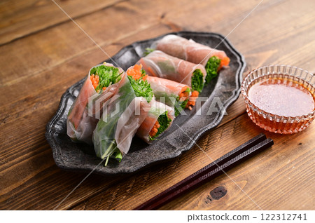 水菜火腿春捲 122312741