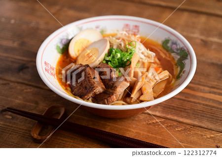 Spicy soy sauce ramen Spicy soy sauce ramen 122312774