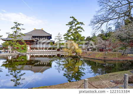 Todaiji Nakamon and Daibutsuden Todaiji Nakamon and Daibutsuden 122313384
