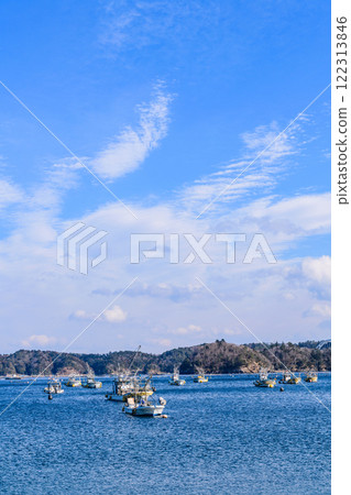 宮城縣女川市的一個小漁港 宮城縣女川市的一個小漁港 122313846