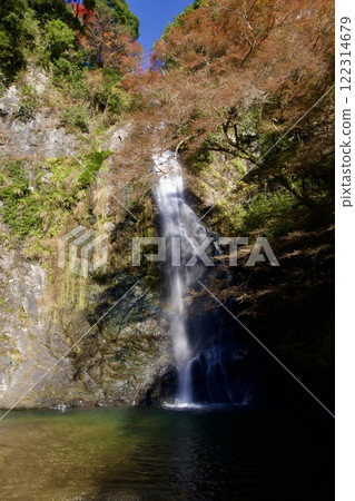 Autumn leaves in Minoh Park and Minoh Falls (Minoh City, Osaka) 122314679