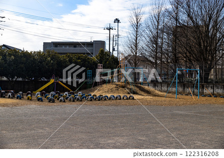 Playground equipment at Iruma City Higashimachi Elementary School 122316208