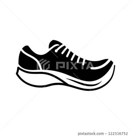 Shoe icon logo design template isolated illustration Shoe icon logo design template isolated illustration 122316752