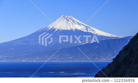 Mount Fuji on the Sparkling Hill 122316958