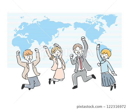 Global business illustration Global business illustration 122316972