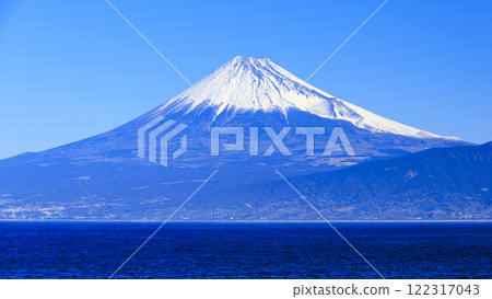 從戶田眺望戶田灣和富士山 122317043