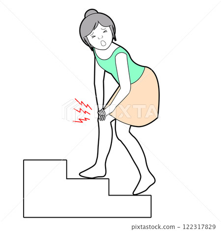 Knee pain 122317829