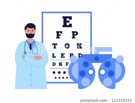 Eyesight examination concept 122319332