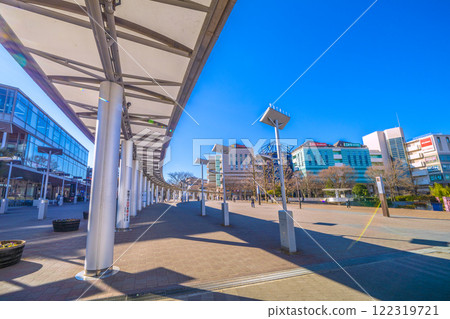 日本橫濱市容、地鐵中心南站前等=2020年1月22日 122319721