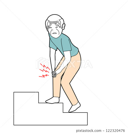 Knee pain 122320476