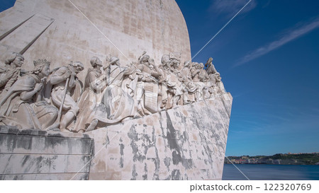 Monument to the Discoveries, Lisbon, Portugal timelapse hyperlapse Monument to the Discoveries, Lisbon, Portugal timelapse hyperlapse 122320769