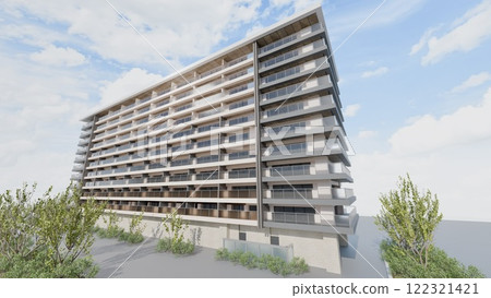 白天的豪華公寓 122321421