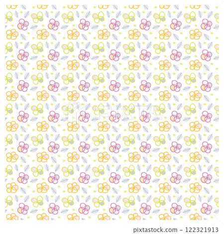 Hand-drawn seamless pattern with interwoven circles (vector data only, pattern in swatches) Hand-drawn seamless pattern with interwoven circles (vector data only, pattern in swatches) 122321913
