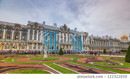 The Catherine Palace timelapse hyperlapse is a Rococo palace located in the town of Tsarskoye Selo Pushkin 122322039