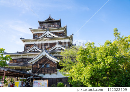 日本廣島城堡景觀,五月 日本廣島城堡景觀,五月 122322509