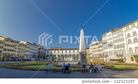 Public Square of Santa Maria Novella timelapse hyperlapse - one of the more important public squares in Florence. Public Square of Santa Maria Novella timelapse hyperlapse - one of the more important public squares in Florence. 122323187