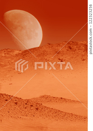 Red surface of Planet Mars 122323256