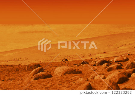 Red landscape of the Mars planet Red landscape of the Mars planet 122323292