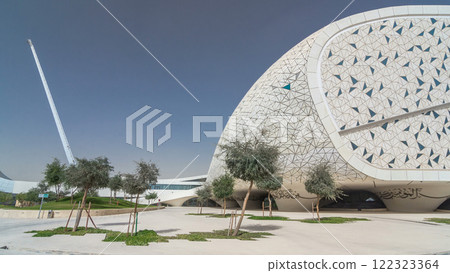 View of the Education City Complex timelapse hyperlapse launched by the Qatar 122323364