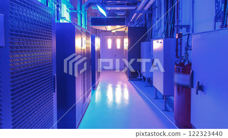 room with rows of server hardware in data center timelapse hyperlapse room with rows of server hardware in data center timelapse hyperlapse 122323440