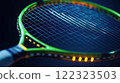 Innovative Badminton Racket Design Showcasing LED Display Technology for Precision and Speed Tracking 122323503