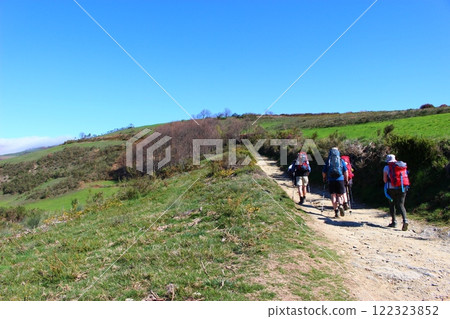 Endless Road Camino (Santiago Pilgrimage) Endless Road Camino (Santiago Pilgrimage) 122323852