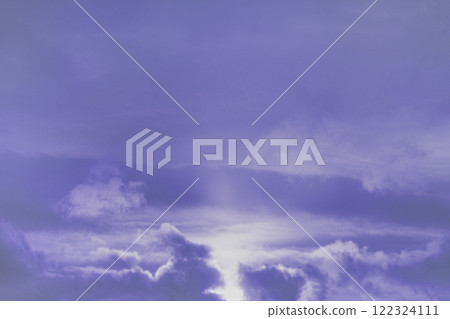 A Serene and Beautiful Purple Sky with Soft Clouds Embracing the Horizon at Dusk 122324111