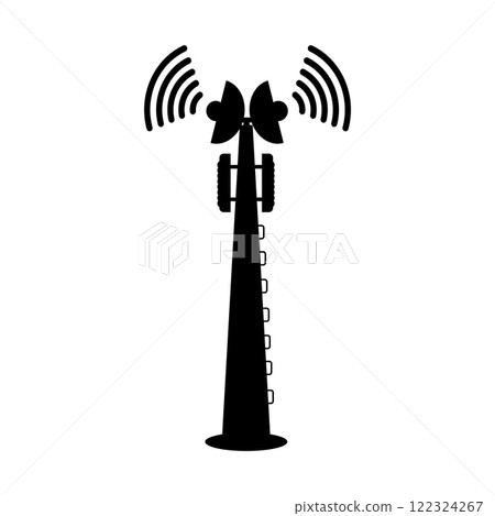Network tower icon Network tower icon 122324267