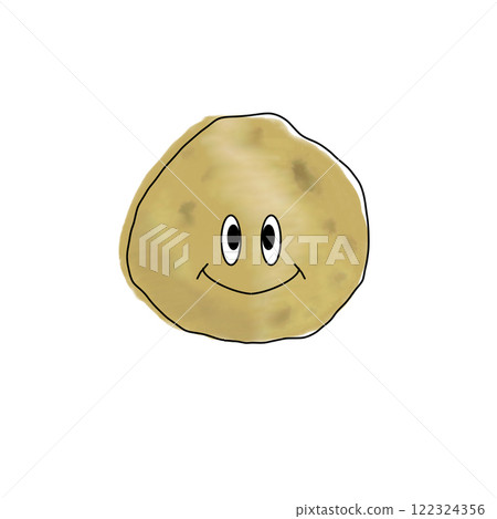 Potato character illustration Potato character illustration 122324356