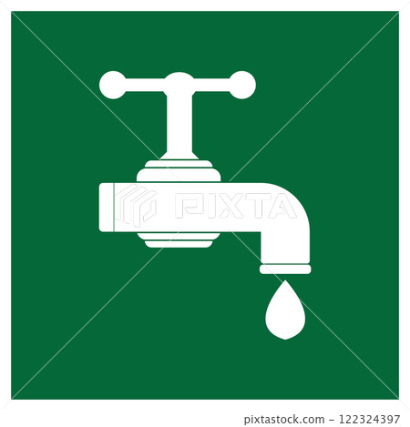 water faucet  logo design 122324397