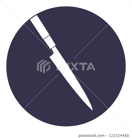 Kitchen butcher knife design 122324488