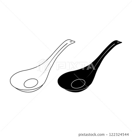 Ladle icon design Ladle icon design 122324544