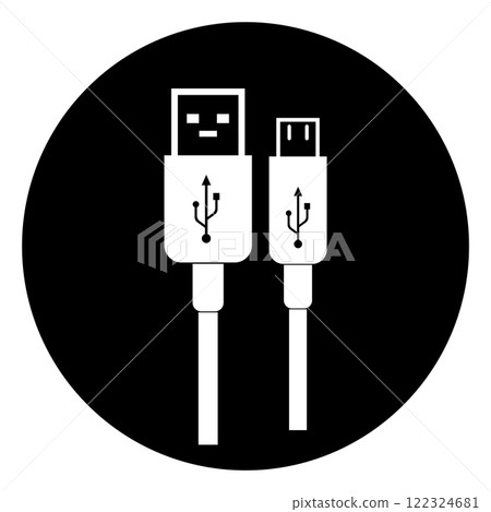 USB data transfer logo design. USB data transfer logo design. 122324681
