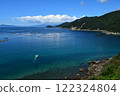 The view from the national highway on the way back from Kashiwajima, Otsuki Town, Kochi Prefecture 122324804