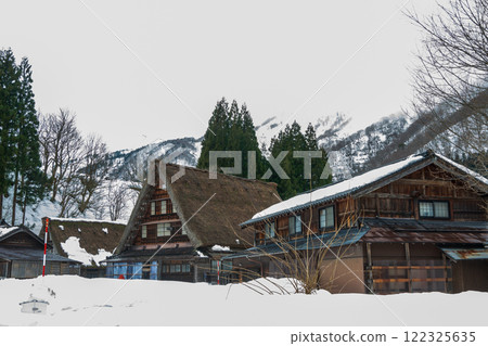 Toyama Prefecture, Gokayama Suganuma Gassho-style Village, Winter 122325635