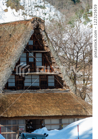 富山縣五箎山菅沼合掌造村，冬天 122325659