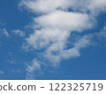 Blue sky and clouds Sky background material 122325719