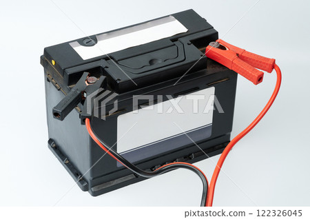 Charging car battery perspective view 122326045