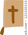 A beautifully detailed "Bible Book" clipart, showcasing the holy scriptures with intricate designs, ideal for faith-based projects, religious illustrations, and Christian-themed artworks. 122326319
