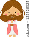 Jesus is praying clipart.the easter story clipart. 122326325
