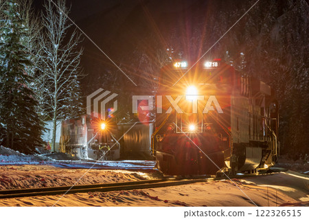Canadian Pacific Railway freight train in the field② Canadian Pacific Railway freight train in the field② 122326515