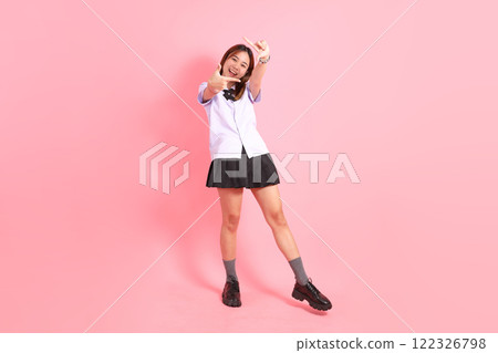 Teenage School Girl Teenage School Girl 122326798