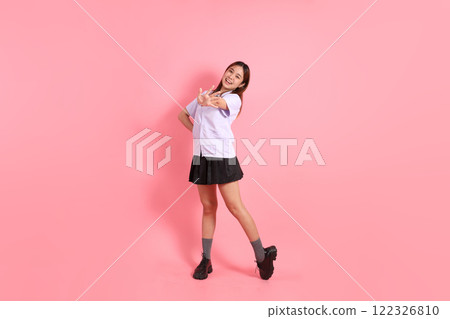 Teenage School Girl 122326810