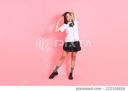 Teenage School Girl 122326816