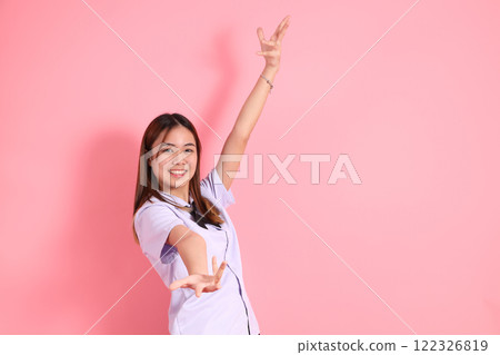 Teenage School Girl 122326819