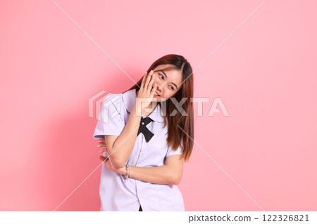 Teenage School Girl 122326821