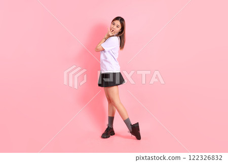 Teenage School Girl 122326832